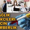 Sağlık çalışanlarına maske ve siperlik desteği Sağlık çalışanlarına maske ve siperlik desteği