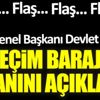 ﻿Son dakika... MHP Genel Başkanı Devlet Bahçeli seçim barajı oranını açıkladı