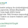 Ankara Büyükşehir Belediyesi, ihaleyi canlı yayınlıyor