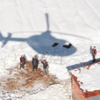 Çobanlara helitaksiyle erzak Çobanlara helitaksiyle erzak