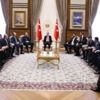 Erdoğan ’12 Dev Adam’ı konuk etti