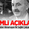 Sağlık Bakanlığı'ndan önemli açıklama Sağlık Bakanlığı'ndan önemli açıklama
