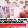 1000 TL sosyal yardım başvuru sonucu sorgula