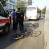 Bisikletiyle işe giderken canından oldu! Bisikletiyle işe giderken canından oldu!
