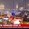 SON DAKİKA | İstanbul’da cuma trafiği çileye döndü! Yoğunluk yüzde 80'e ulaştı