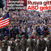 Ukrayna Bağımsızlık Günü kutlamalarında ABD bayrakları