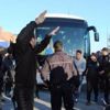 Fenerbahçe'ye Gaziantep'te protestolu karşılama