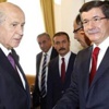 Bahçeli, Davutoğlu'nu reddetti ! Bahçeli, Davutoğlu'nu reddetti !
