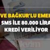 SGK ve Bağkur'lu emekliye SMS ile 80.000 lira kredi alma şartları! PTT veriyor işte yapılması gereken tek işlem!