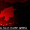 Ağustos ayı ihracat rakamları açıklandı