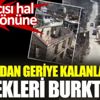 Yangından geriye kalanlar yürekleri burktu Yangından geriye kalanlar yürekleri burktu