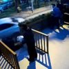 Otomobil motosikletliye çarptı! O anlar kamerada
