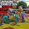 Küçükçekmece'de tepki gören parktaki görseller söküldü