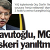 Davutoğlu, MGK’da askeri yanıltmış