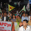 Terörist başı için yürüdüler Terörist başı için yürüdüler