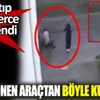 Ters dönen araçtan böyle çıktı Ters dönen araçtan böyle çıktı