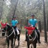 Belgrad Ormanı'nda atlı birliklerle denetim Belgrad Ormanı'nda atlı birliklerle denetim