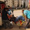 Ambulans ile oy kullanmaya götürüldü Ambulans ile oy kullanmaya götürüldü
