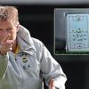 Erwin Koeman'ın taktik tahtası görüntülendi Erwin Koeman'ın taktik tahtası görüntülendi