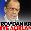 Lavrov'dan kritik Suriye açıklaması