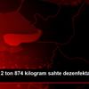 Yalova da 2 ton 874 kilogram sahte dezenfektan ele ...