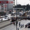 Enkaz kaldırıldı yol trafiğe açıldı