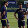 Pereira Ozan ve Volkan'a sarıldı Pereira Ozan ve Volkan'a sarıldı