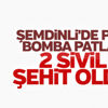 Şemdinli'de patlama