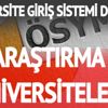 Üniversite sınavı değişiyor: Araştırma üniversiteleri hangileri? Araştırma üniversitesi nedir?
