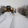 Elazığ da kar 62 köy yolunu kapattı, tipi etkili oldu