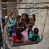 Suriyeli çocukların bayram sevinci