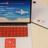 THY yolcularına laptop şeklinde çikolata dağıtıyor