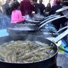 Bursa da hamsi festivali yoğunluğu Bursa da hamsi festivali yoğunluğu
