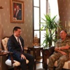 Tuğgeneral Şahin, Vali Topaca'yla Görüştü