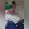 Doğar doğmaz yürümeye çalıştı Doğar doğmaz yürümeye çalıştı