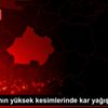 Kütahya nın yüksek kesimlerinde kar yağışı etkili ... Kütahya nın yüksek kesimlerinde kar yağışı etkili ...