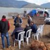 Gölete düşen balıkçıyı arama çalışmaları devam ediyor Gölete düşen balıkçıyı arama çalışmaları devam ediyor