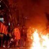 Katalonya'da bağımsızlık yanlıları merkezi hükümete karşı protesto gösterileri düzenledi