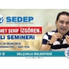 Sedep Veli Semineri İle Devam Ediyor