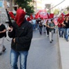 Karşılamada dikkat çeken görüntü