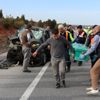 Traktörle çarpışan otomobilin sürücüsü yaralandı, eşi öldü Traktörle çarpışan otomobilin sürücüsü yaralandı, eşi öldü