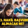 LGS 3. nakil başvurusu alınacak mı? LGS nakil başvuruları nasıl yapılır? LGS 3. nakil başvurusu alınacak mı? LGS nakil başvuruları nasıl yapılır?