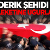 Derik Şehidi törenle memleketine uğurlandı
