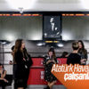 Atatürk Havalimanı'na gözyaşlarıyla veda
