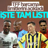 Süper Lig takımlarının harcama limitleri açıklandı