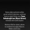 Cumhurbaşkanı Erdoğan'dan tarihçi ve yazar Yavuz Bahadıroğlu için başsağlığı mesajı