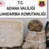 Jandarma ekiplerince yapılan baskında Roma dönemine ait tarihi eserler yakalandı