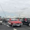 Klasik otomobilciler ve motosiklet tutkunları köprüden ‘Cumhuriyet’ için geçti