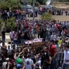 Filistinli gencin cenazesinde İsrail protesto edildi