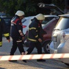 Hastane bahçesinde gaz paniği Hastane bahçesinde gaz paniği
